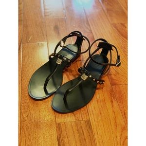 Zara Strappy Flat Sandals